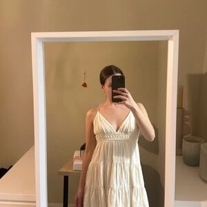 Asos white mini dress